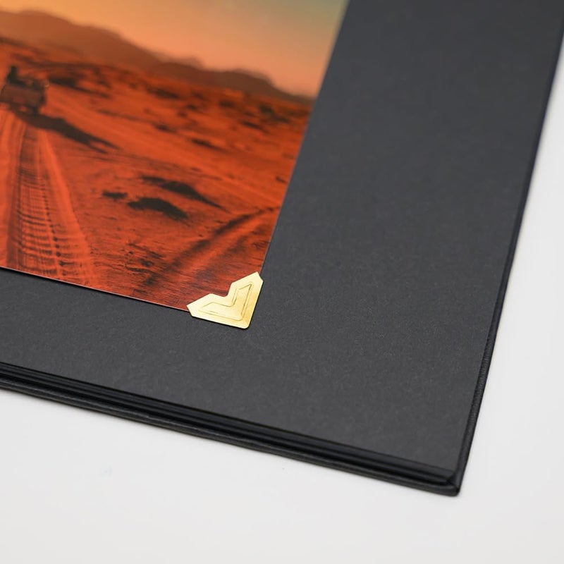 Semikolon - Self-Adhesive Photo Corners for Albums, 252 Pieces, Gold - Image 2